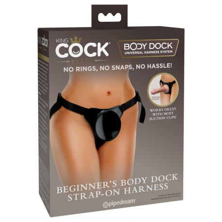 King Cock Elite Beginner's Body Dock Strap-On Harnes
