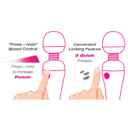 PalmPower Genopladelig Mini Massage Vibrator