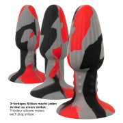 ANOS Flerfarvet Silikone Buttplug