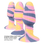You2Toys Triple Color Silikone Buttplug