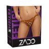 Zado Brun Læder Strap-on Jock Harness