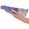 Crystal Clear Stor Dildo med Sugekop