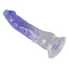 Crystal Clear Stor Dildo med Sugekop