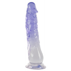 Crystal Clear Stor Dildo med Sugekop