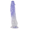Crystal Clear Stor Dildo med Sugekop