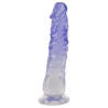 Crystal Clear Stor Dildo med Sugekop