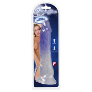 Crystal Clear Stor Dildo med Sugekop