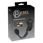 Rebel Fjernbetjent Cock Ring og Anal Vibrator