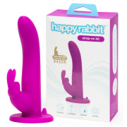 Happy Rabbit Vibrerende Rabbit Vibrator Strap-on Kit med Harness
