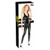 Black Level Lak Jumpsuit med Lynlås