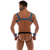 Svenjoyment Bondage Neopren Look Jock med Brystsele