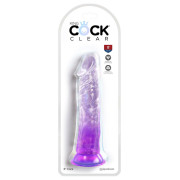 King Cock Clear Color Dildo med Sugekop