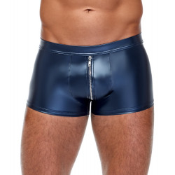 NEK Pants i Metallisk Blåt Mat Look