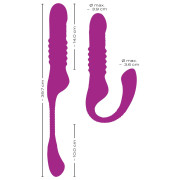 Javida Støde Vibrator med 3 Funktioner