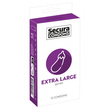 Secura Extra Large Store Kondomer 60 mm