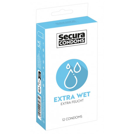 Secura Extra Wet Ekstra Fugtige Kondomer