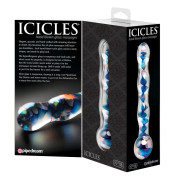 Icicles No 8 håndlavet Glas Dildo