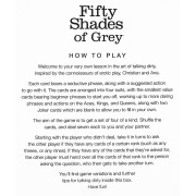 Fifty Shades Of Grey Play Nice Talk Dirty Inspiration Cards