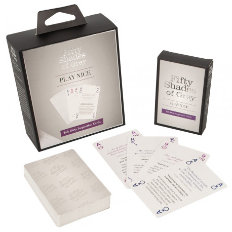 Fifty Shades Of Grey Play Nice Talk Dirty Inspiration Cards