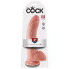 King Cock Realistisk Sugekop Dildo med Testikler