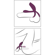 Couples Choice Fjernbetjent Dobbelt Multi Par Vibrator