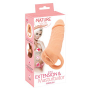 nature Skin 2-i-1 Penis Forlænger og Masturbator