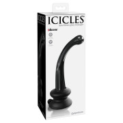 Icicles No 87 G-punkts Glas Dildo med Sugekopfod