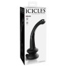 Icicles No 87 G-punkts Glas Dildo med Sugekopfod
