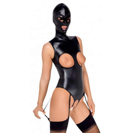 Bad Kitty Bodysuit med Påsyet Hovedmaske