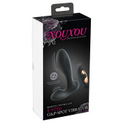 XouXou Fjernbetjent E-Stim G og P Spot Vibrator