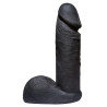 Vac-U-Lock CodeBlack Realistisk Dildo med Testikler