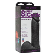 Vac-U-Lock CodeBlack Realistisk Dildo med Testikler