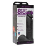 Vac-U-Lock CodeBlack Realistisk Dildo med Testikler