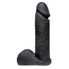 Vac-U-Lock CodeBlack Realistisk Dildo med Testikler