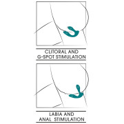 Sweet Smile Fjernbetjent Dobbelt Håndfri Vibrator