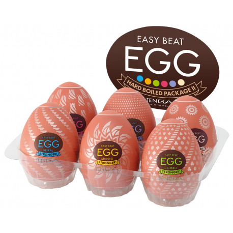 Tenga Egg Hard Boiled Series Masturbator 6 Pack