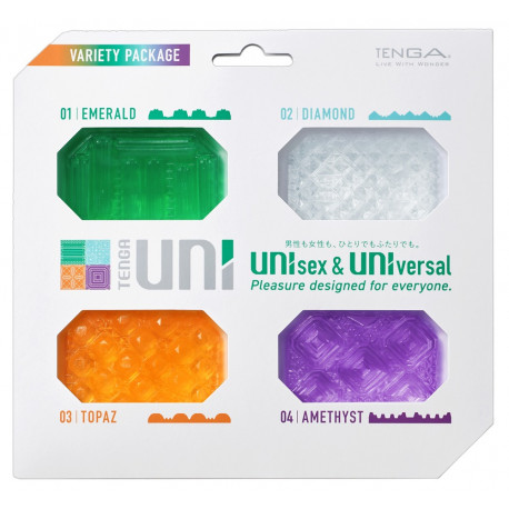 Tenga Uni Variety Masturbator 4 Pack