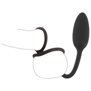 Rebel Cock and Ball Ring med Fjernbetjen Vibrerende Buttplug