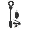 Rebel Cock and Ball Ring med Fjernbetjen Vibrerende Buttplug