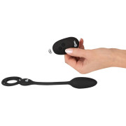 Rebel Cock and Ball Ring med Fjernbetjen Vibrerende Buttplug