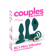 Couples Choice Opladelig Vibrator med 4 Silikone Hoveder
