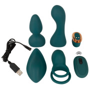 Couples Choice Opladelig Vibrator med 4 Silikone Hoveder