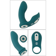 Couples Choice Fjernbetjent 3 i1 Vibrator Sæt