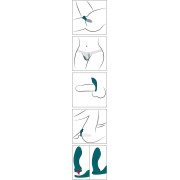 Couples Choice Fjernbetjent 3 i1 Vibrator Sæt