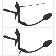 Couples Choice Par Vibrator med Penis, Klitoris og Anal Stimulation