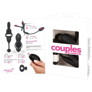 Couples Choice Par Vibrator med Penis, Klitoris og Anal Stimulation