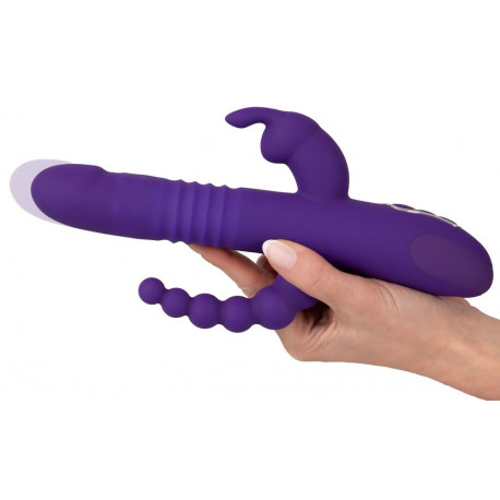 Sweet Smile Thrusting Pearl Triple Vibrator