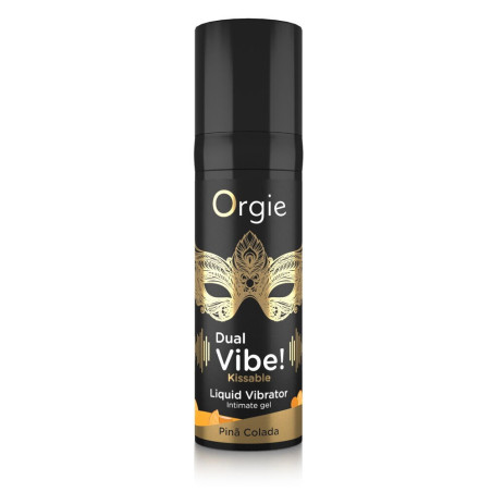 Orgie Dual Vibe! Kissable Pina Colada Stimulations Gel