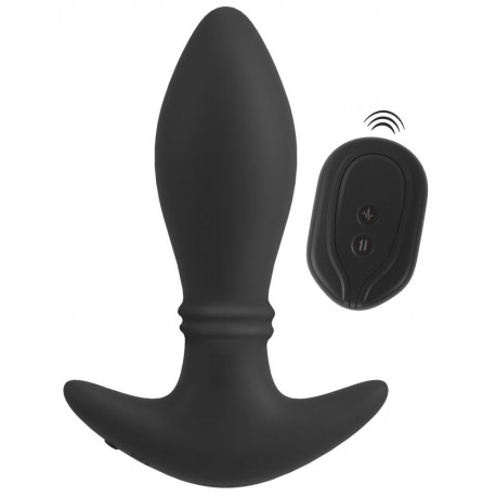 ANOS Buttplug Vibrator med Bevægelige Massageringe