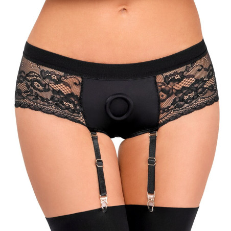 Bad Kitty Strap-on Panties med Strømpeholder
